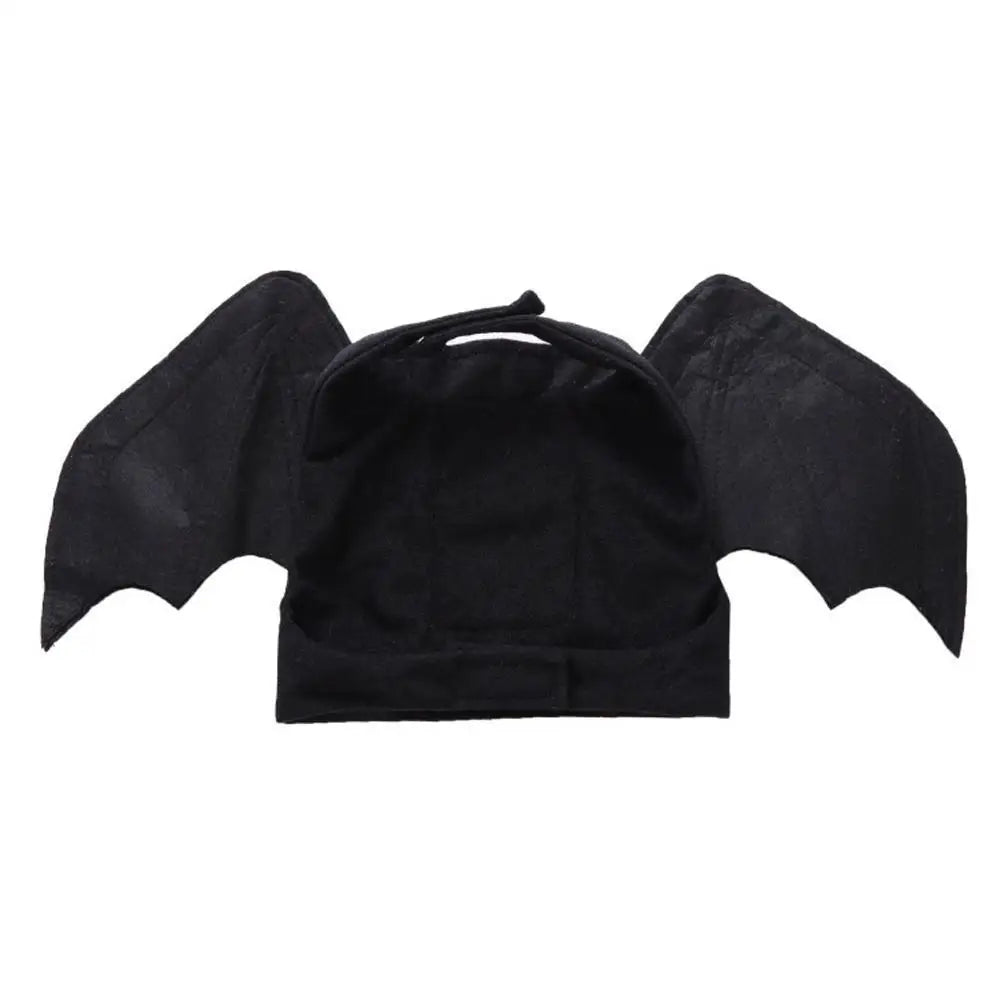 1Pcs Halloween Cute Pet Clothes Black Bat Wings Harness Costume Cosplay for Small Dogs Cats Halloween Party Pet Supplies