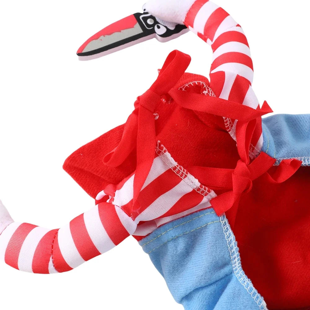 Dog Cosplay Costume For Small Medium Large Dogs Cats Halloween Party Dress Outfits Cute Dog Jacket Labrador Bulldog Pet Clothes