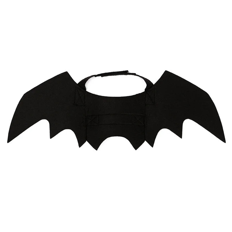 Halloween Cute Pet Clothes Black Bat Wings Harness Costume for Halloween Cosplay Cat Dog Halloween Party for Pet Supplies