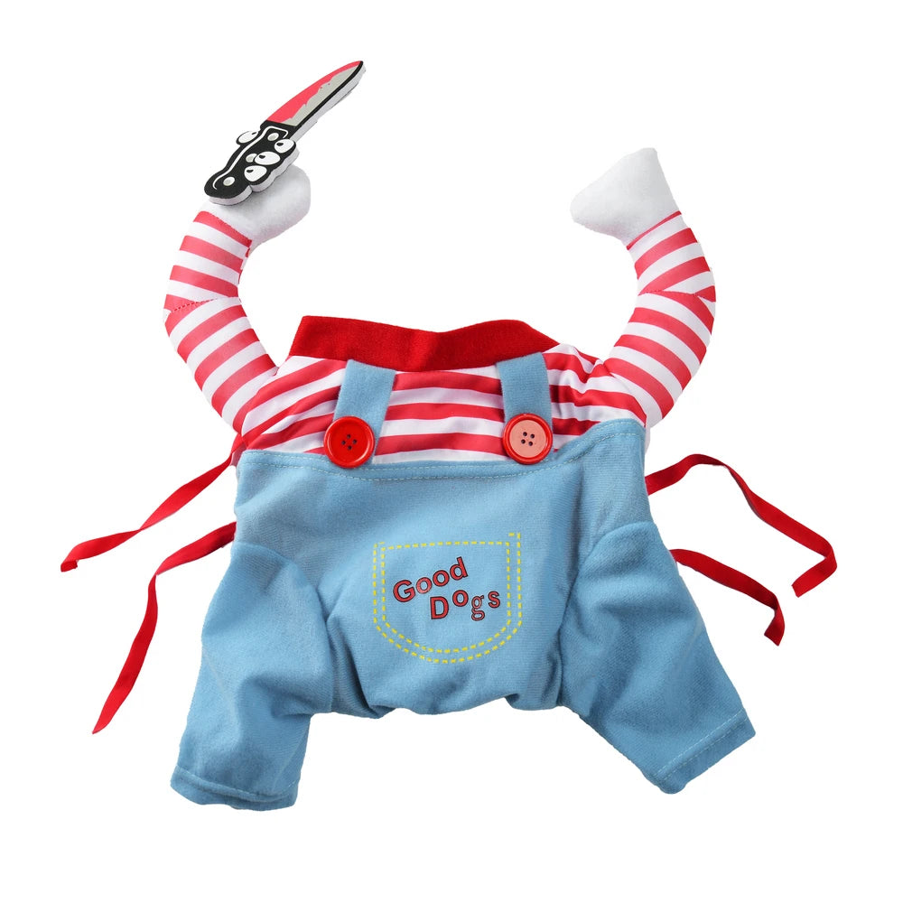 Dog Cosplay Costume For Small Medium Large Dogs Cats Halloween Party Dress Outfits Cute Dog Jacket Labrador Bulldog Pet Clothes