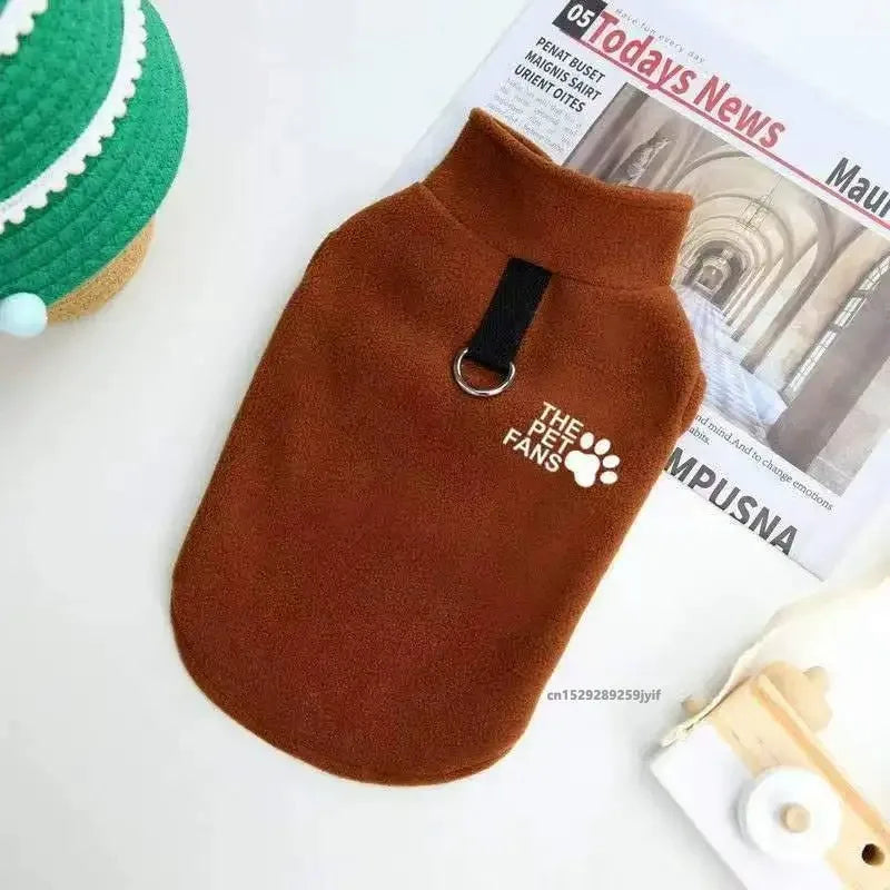 Autumn Winter Pet Clothes Fleece Warm Dogs Sweater Puppy Coat For Small Dogs Clothing French Bulldog Chihuahua Costumes Pug
