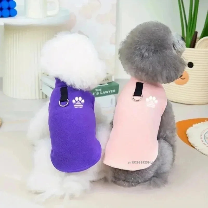 Autumn Winter Pet Clothes Fleece Warm Dogs Sweater Puppy Coat For Small Dogs Clothing French Bulldog Chihuahua Costumes Pug