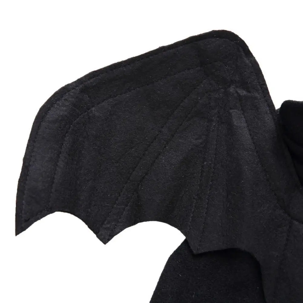 1Pcs Halloween Cute Pet Clothes Black Bat Wings Harness Costume Cosplay for Small Dogs Cats Halloween Party Pet Supplies