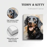 custom pet portrait-oil painting style